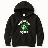 Shenanigans Squad Gnome Shamrock Matching St Patricks Day Kids Hoodie thumb 0