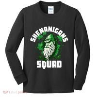 Shenanigans Squad Gnome Shamrock Matching St Patricks Day Kids Long Sleeve Shirt thumb 0