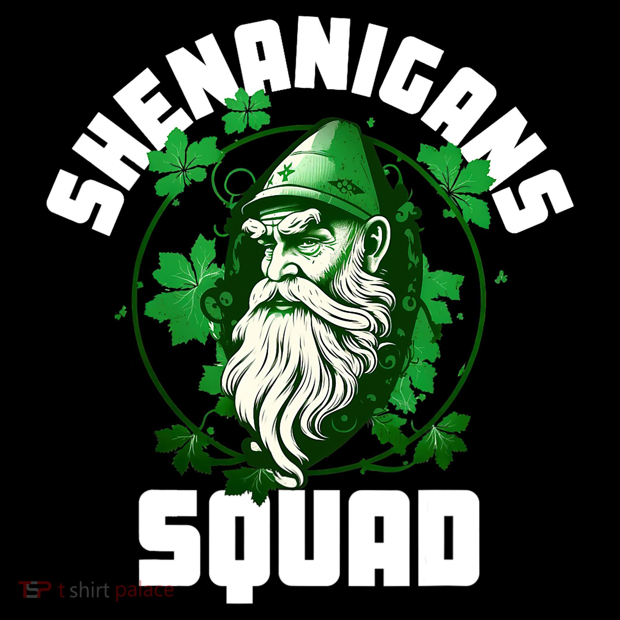 Shenanigans Squad Gnome Shamrock Matching St Patricks Day Kids Long Sleeve Shirt