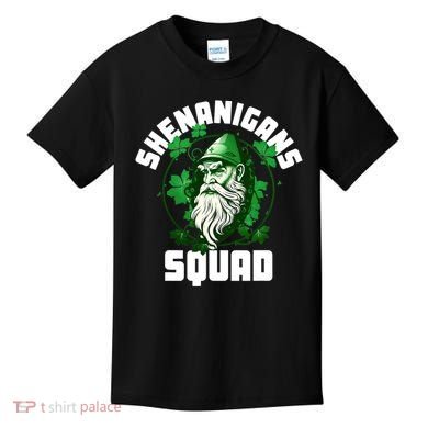 Shenanigans Squad Gnome Shamrock Matching St Patricks Day Kids T-Shirt