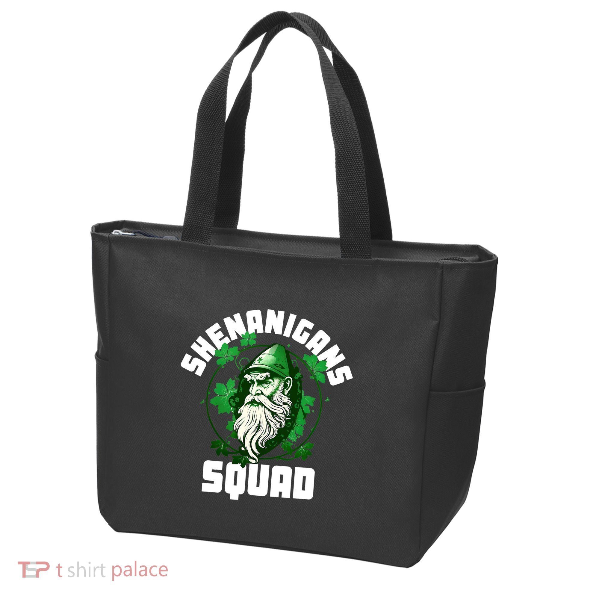Shenanigans Squad Gnome Shamrock Matching St Patricks Day Tote Bag