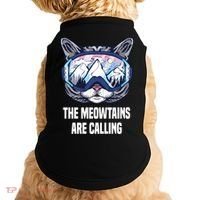 Ski Snowboard Goggles Funny The Meowtains Are Calling Gift Doggie Tank thumb 0