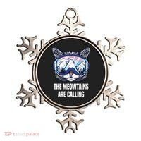 Ski Snowboard Goggles Funny The Meowtains Are Calling Gift Ornament thumb 0