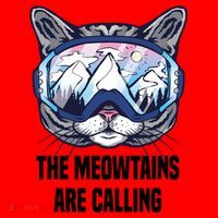 Ski Snowboard Goggles Funny The Meowtains Are Calling Gift Santa Hat thumb 1