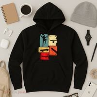 Skater Skateboarder Gift Retro Skateboard Gift For Boys Youth Gift Hoodie thumb 3