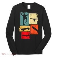 Skater Skateboarder Gift Retro Skateboard Gift For Boys Youth Gift Long Sleeve Shirt thumb 0