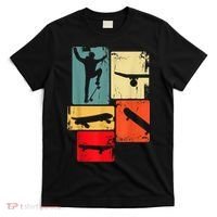 Skater Skateboarder Gift Retro Skateboard Gift For Boys Youth Gift T-Shirt thumb 0
