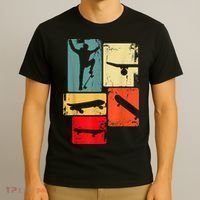 Skater Skateboarder Gift Retro Skateboard Gift For Boys Youth Gift T-Shirt thumb 3