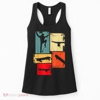 Skater Skateboarder Gift Retro Skateboard Gift For Boys Youth Gift Women's Tank Top thumb 0