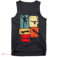 Skater Skateboarder Gift Retro Skateboard Gift For Boys Youth Gift Tank Top thumb 0