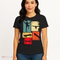 Skater Skateboarder Gift Retro Skateboard Gift For Boys Youth Gift Women's T-Shirt thumb 4