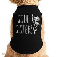 Soul Sisters Gift Best Friend Wildflower Friendship Gift Doggie Tank thumb 0