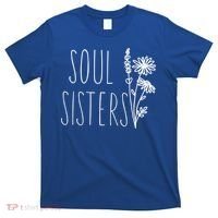 Soul Sisters Gift Best Friend Wildflower Friendship Gift T-Shirt thumb 0