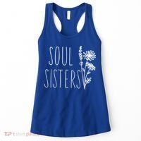 Soul Sisters Gift Best Friend Wildflower Friendship Gift Women's Tank Top thumb 0