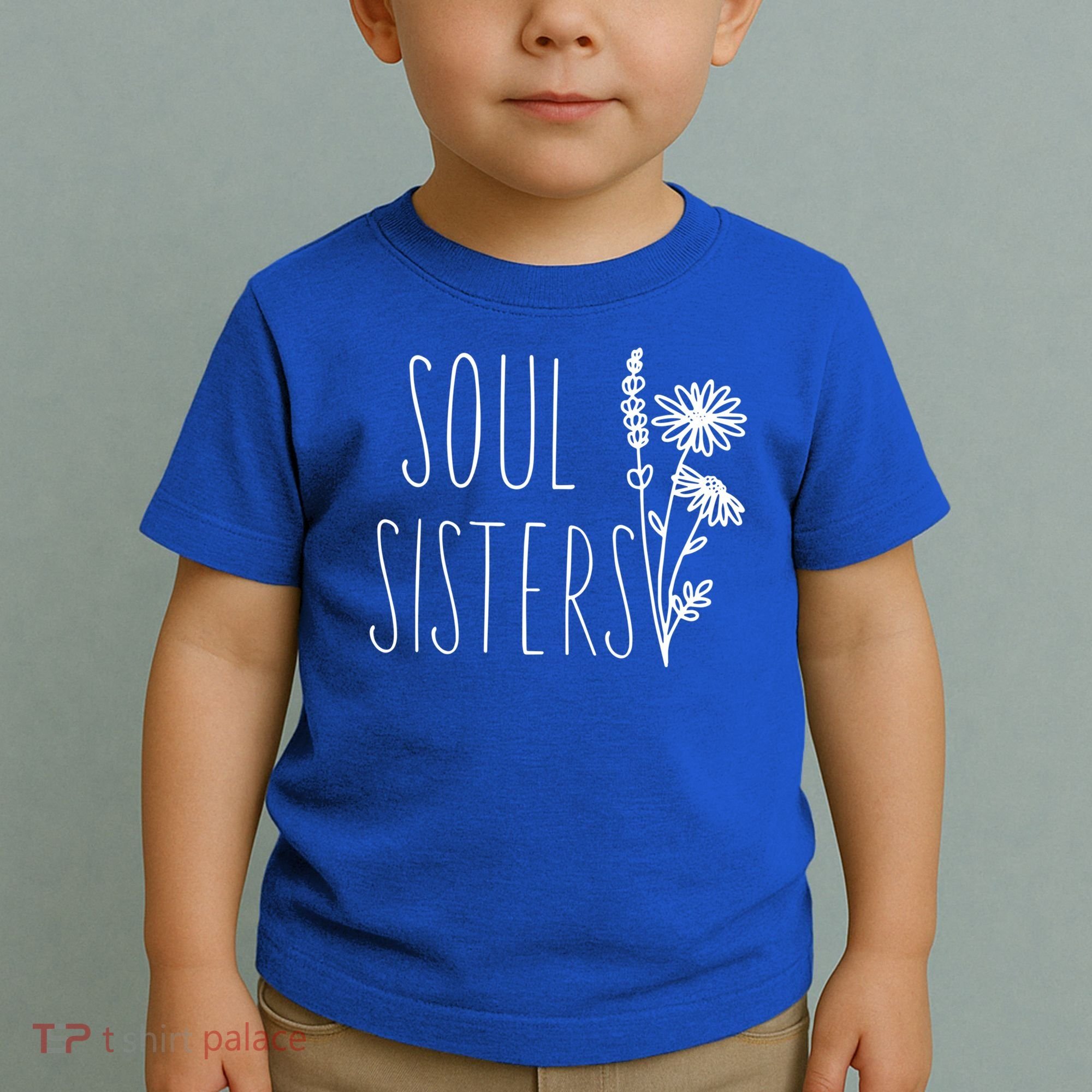 Soul Sisters Gift Best Friend Wildflower Friendship Gift Toddler T-Shirt