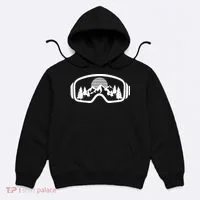 Ski Snowboard Goggles Skiing Snow Mountain Winter Gift Hoodie thumb 0