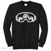 Ski Snowboard Goggles Skiing Snow Mountain Winter Gift Sweatshirt thumb 0