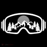 Ski Snowboard Goggles Skiing Snow Mountain Winter Gift Women's Hoodie thumb 2