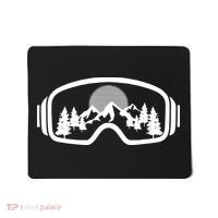 Ski Snowboard Goggles Skiing Snow Mountain Winter Gift Mousepad thumb 0