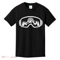 Ski Snowboard Goggles Skiing Snow Mountain Winter Gift Kids T-Shirt thumb 0