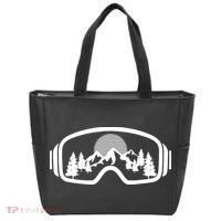 Ski Snowboard Goggles Skiing Snow Mountain Winter Gift Tote Bag thumb 0