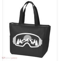 Ski Snowboard Goggles Skiing Snow Mountain Winter Gift Tote Bag thumb 3