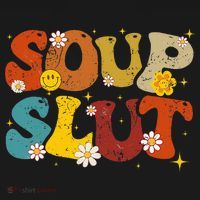 Soup Slut Groovy Sarcastic Funny Saying Christmas Sweatshirt thumb 3