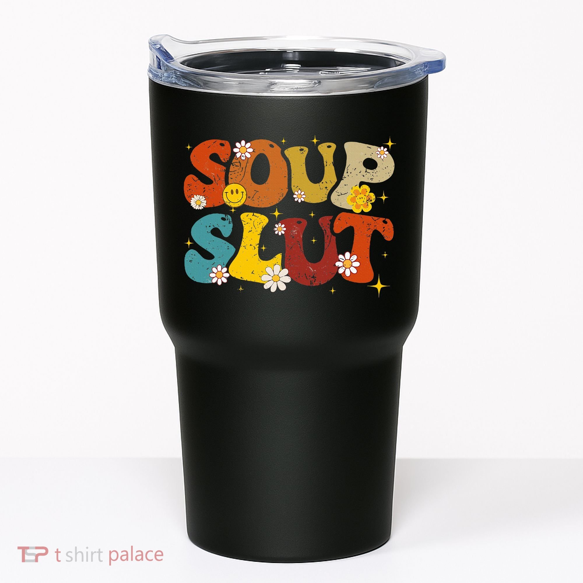 Soup Slut Groovy Sarcastic Funny Saying Christmas Tumbler