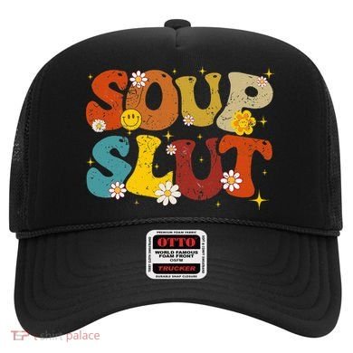 Soup Slut Groovy Sarcastic Funny Saying Christmas Hat
