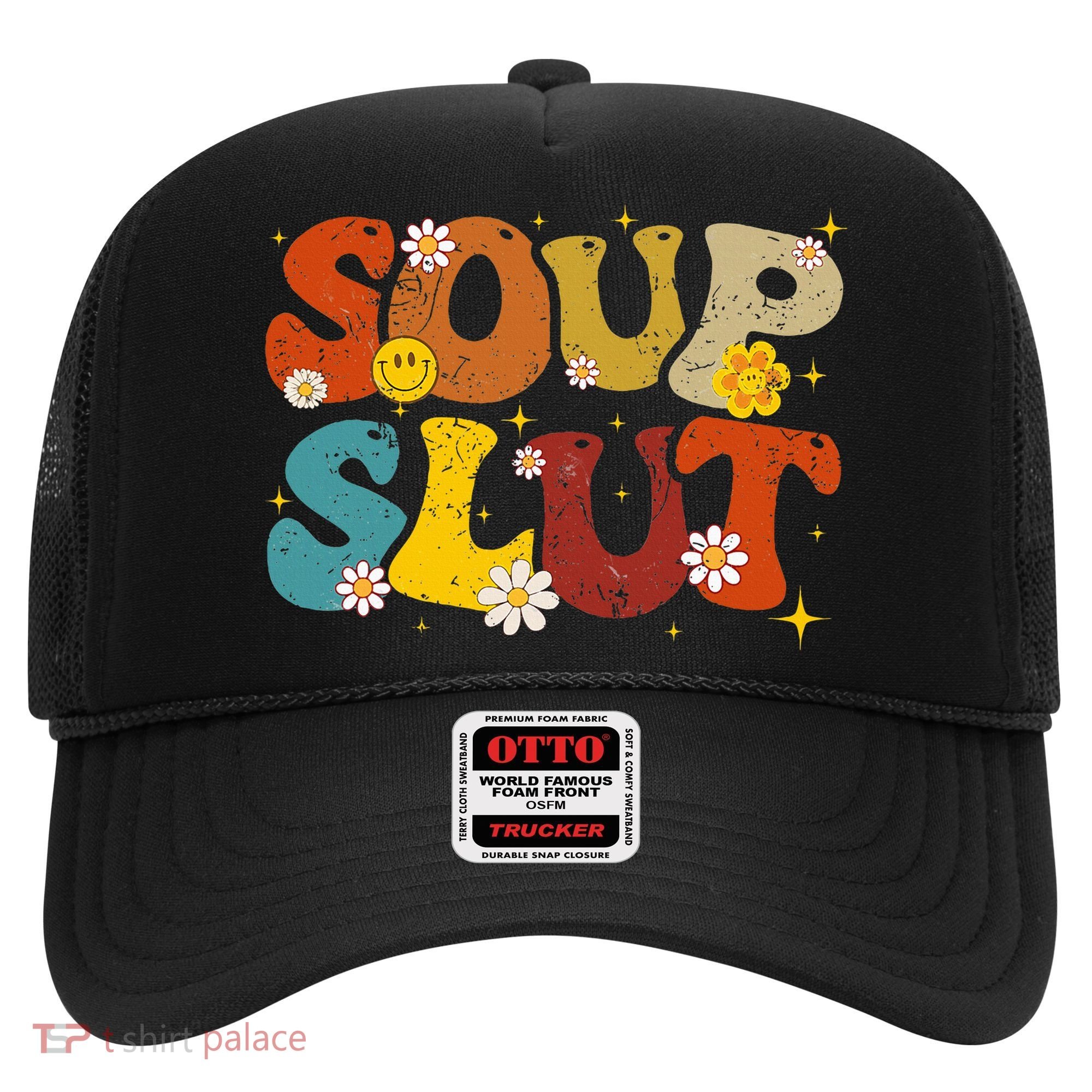 Soup Slut Groovy Sarcastic Funny Saying Christmas Hat