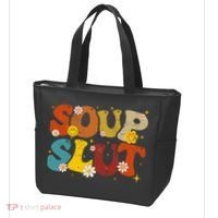 Soup Slut Groovy Sarcastic Funny Saying Christmas Tote Bag thumb 3