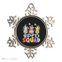 Sped Squad Gnome Eggs Teacher Student Easter Day Ornament thumb 0