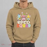 Sped Squad Gnome Eggs Teacher Student Easter Day Hoodie thumb 0