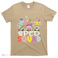 Sped Squad Gnome Eggs Teacher Student Easter Day T-Shirt thumb 0