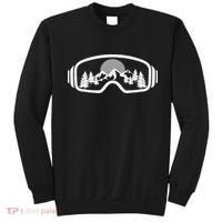 Ski Snowboard Goggles Skiing Snow Mountain Winter Gift Sweatshirt thumb 0