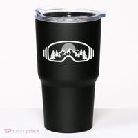 Ski Snowboard Goggles Skiing Snow Mountain Winter Gift Tumbler thumb 0