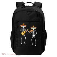 Skeleton Sombreros Guitar Fiesta Cinco De Mayo Backpack thumb 0