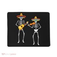 Skeleton Sombreros Guitar Fiesta Cinco De Mayo Mousepad thumb 0