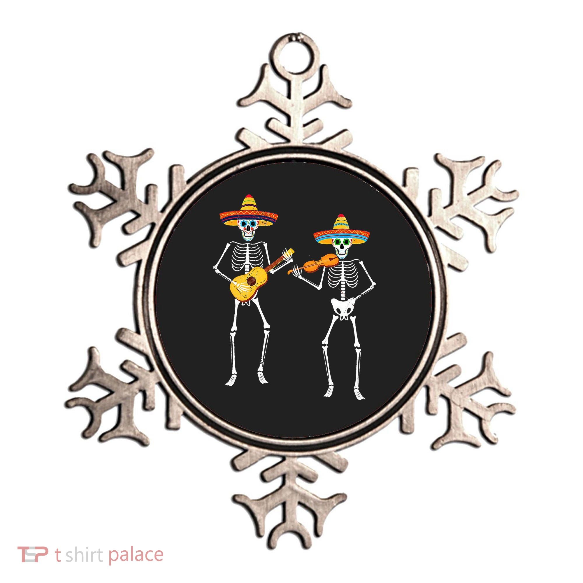 Skeleton Sombreros Guitar Fiesta Cinco De Mayo Ornament