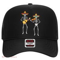 Skeleton Sombreros Guitar Fiesta Cinco De Mayo Hat thumb 0