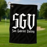Sgv San Gabriel Valley Sgv 626 San Gabriel Valley Golf Towel thumb 1