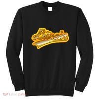 Sporty Style Gold Bitcoin Sweatshirt thumb 0