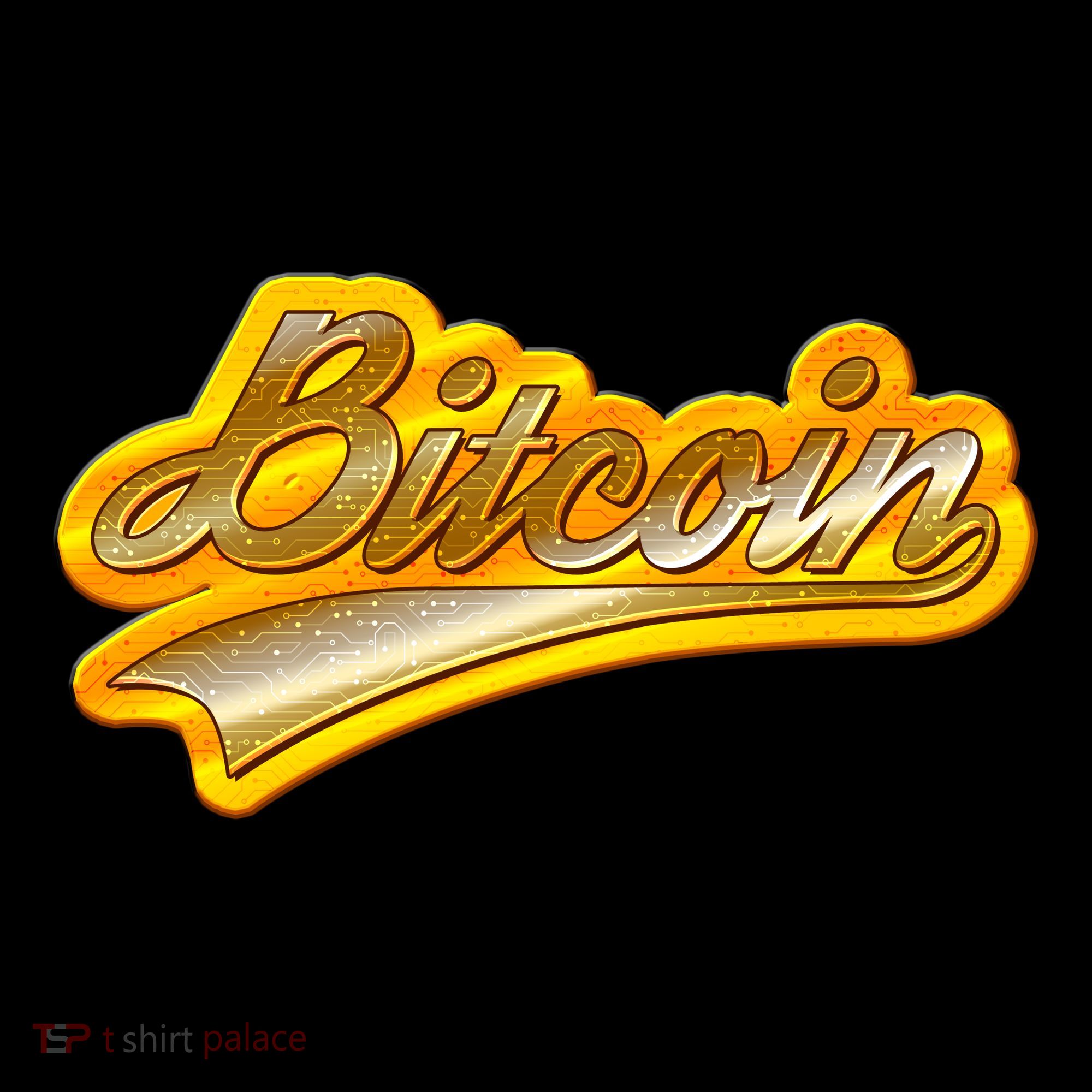 Sporty Style Gold Bitcoin Coffee Mug
