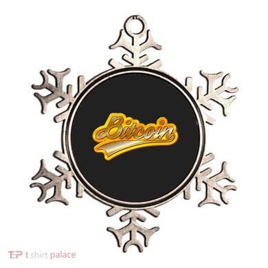 Sporty Style Gold Bitcoin Ornament