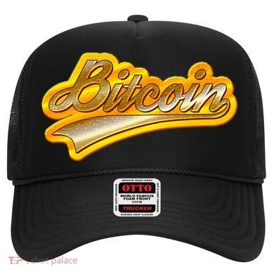 Sporty Style Gold Bitcoin Hat