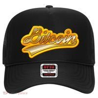 Sporty Style Gold Bitcoin Hat thumb 0