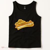 Sporty Style Gold Bitcoin Tank Top thumb 2