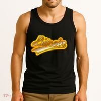 Sporty Style Gold Bitcoin Tank Top thumb 3