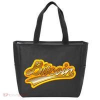 Sporty Style Gold Bitcoin Tote Bag thumb 0