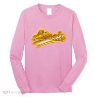 Sporty Style Gold Bitcoin Long Sleeve Shirt thumb 0